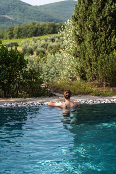 Natural landscape, Mountain view, Swimming pool