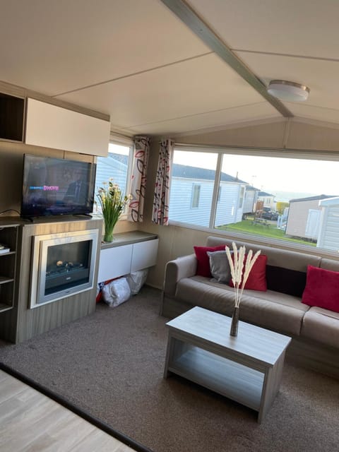 3 bed sea view caravan Campingplatz /
Wohnmobil-Resort in New Quay