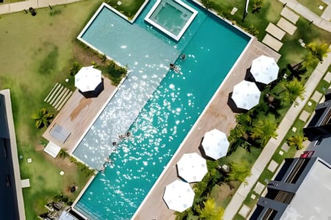 Bird's eye view, Solarium, Swimming pool