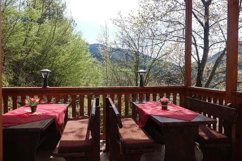 Patio, Day, Natural landscape, View (from property/room), Balcony/Terrace, Dining area, Mountain view