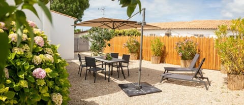 Patio, Garden view, sunbed