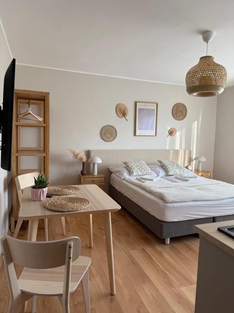 Bed, Living room, Photo of the whole room, Seating area, Bedroom