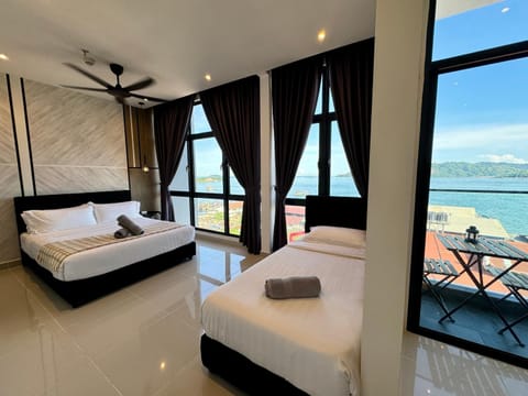 Bedroom, Sea view