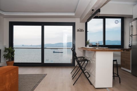 Near the Historical Elevator with a sea view Condo in Izmir