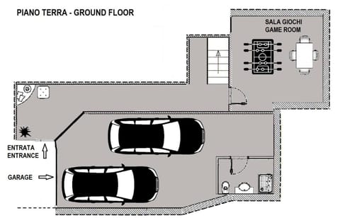 Game Room, Floor plan, Parking