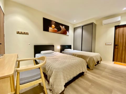 Bed, Seating area, Bedroom, wardrobe, air conditioner