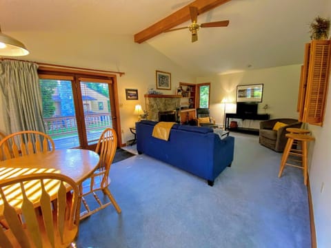 FC20 Comfortable Forest Cottage home - AC, great for kids, lots of yard space! Walk to the slopes! Haus in Carroll