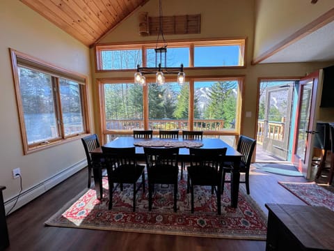 New Property! Updated 3 bed 3 bath condo with mountain ski slope views in Bretton Woods Haus in Carroll