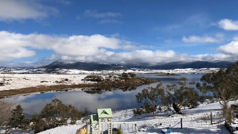 Winter, Lake view, Mountain view