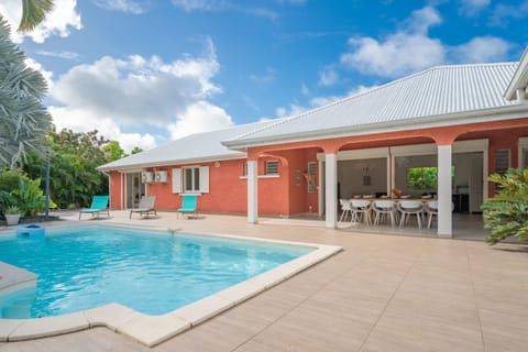 Patio, Pool view, Swimming pool, sunbed