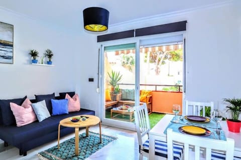 Patio, Living room, Dining area