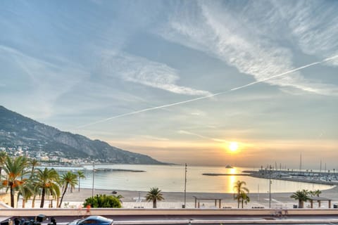 Natural landscape, Beach, Sea view, Sunrise