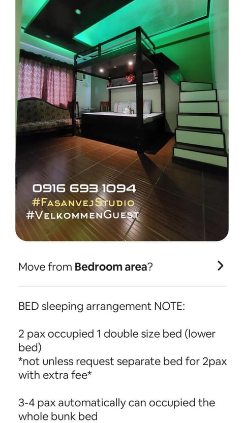 Condo near NAIA Terminals Fasanvej Studio Netflix Appartement in Las Pinas