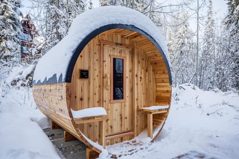 Winter, Sauna