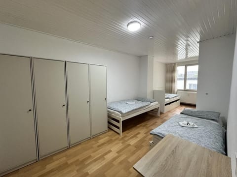 Bed, Photo of the whole room, Bedroom, heating, towels, wardrobe