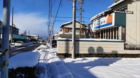 Property building, Day, Winter