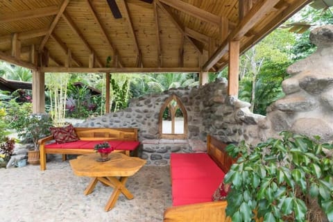 Patio, Day, Seating area, Garden view, Swimming pool