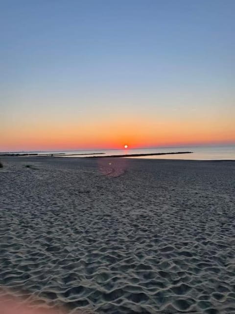 Natural landscape, Beach, Sunset