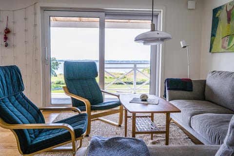 Living room, Seating area, Sea view