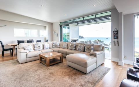 Living room, Seating area, Sea view