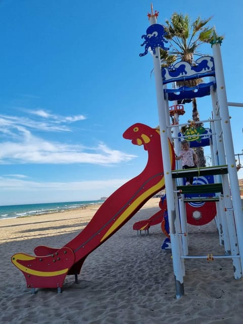 Natural landscape, Children play ground, Beach, Sea view