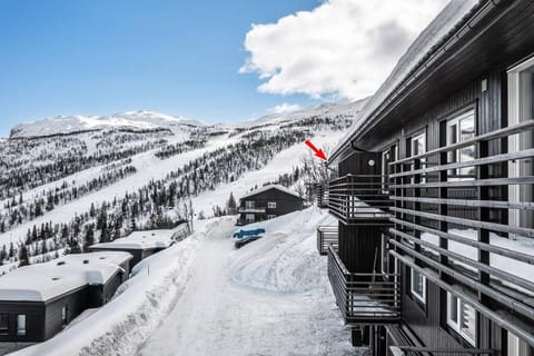 Property building, Neighbourhood, Natural landscape, Winter, Mountain view