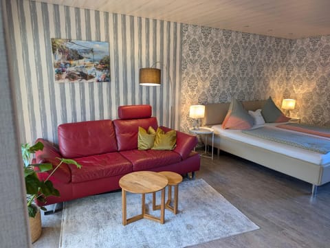 Bed, Living room, Bedroom