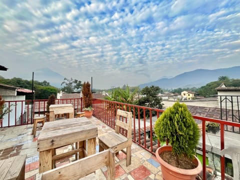 Property building, Day, Natural landscape, View (from property/room), Balcony/Terrace, Mountain view