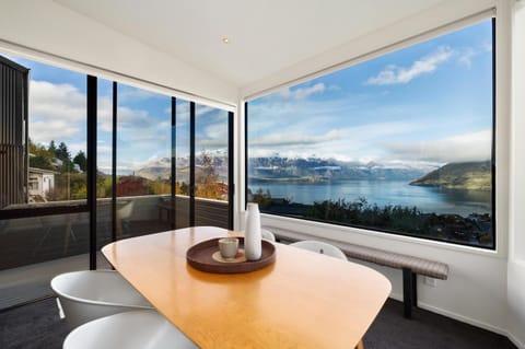 Natural landscape, Dining area, Lake view, Mountain view