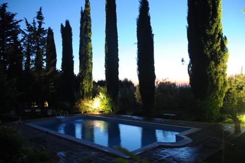 Swimming pool, Sunset