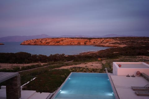 Night, Natural landscape, Sea view