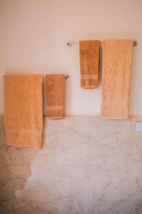 Bathroom, towels