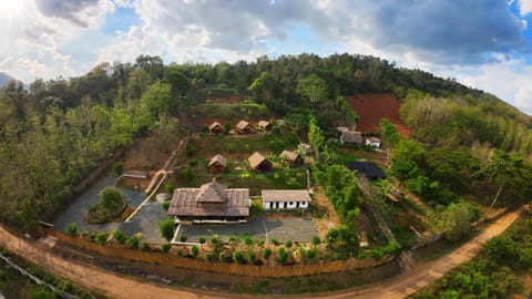 Property building, Bird's eye view, View (from property/room), Garden view, Mountain view