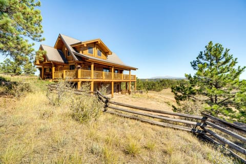 Log Cabin on Private 45-Acre Ranch in Florissant! House in Park County