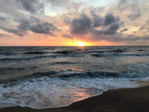 Beach, Sunrise, Sunset