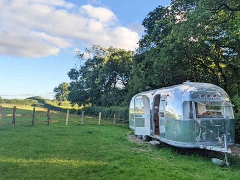 Airstream, vintage American caravan & Hottub House in Ashburton