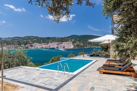 Sea view, Swimming pool, sunbed