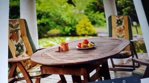 Patio, Seating area, Garden view