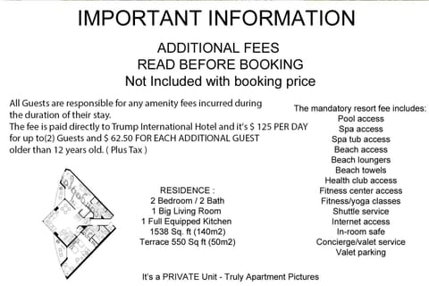 TRUMP INTL 2 BEDROOM APARTMENT 1600 Sqf Ocean and Bay View Apartment hotel in Sunny Isles Beach