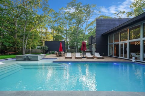 Enjoy the Spa all year round in this EHV Estate Haus in East Hampton