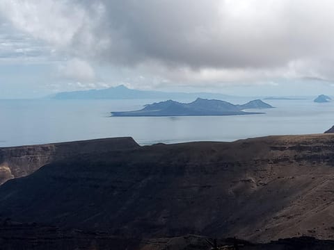 Natural landscape, Mountain view, Sea view