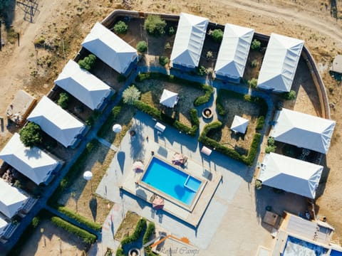 Property building, Bird's eye view, Swimming pool, sunbed