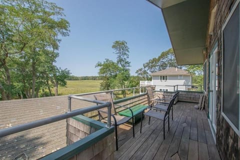 Waterfront w views on Blackfish Creek House in Wellfleet