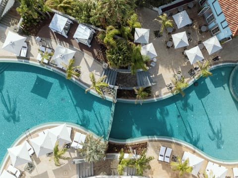 Bird's eye view, Swimming pool