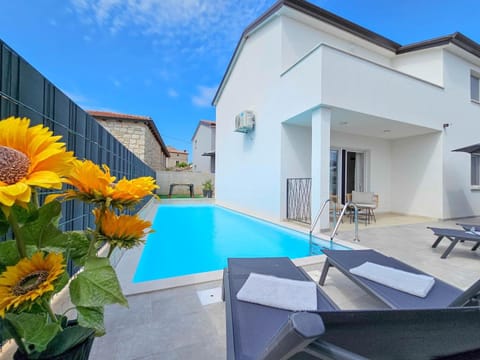Pool view, Swimming pool, sunbed