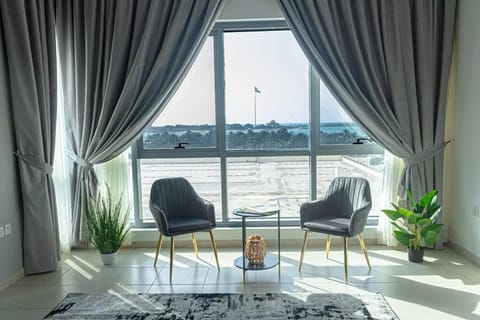 View (from property/room), Living room, Sea view