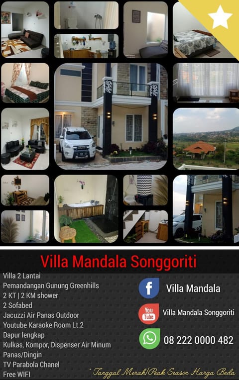 Villa Mandala Songgoriti Villa in Batu