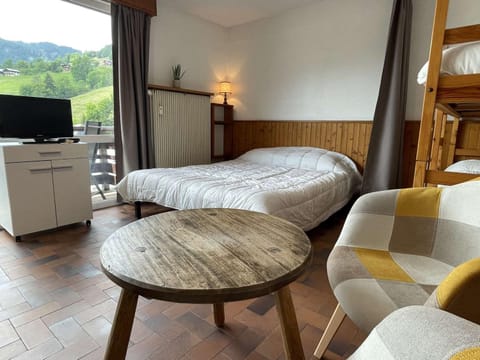 Studio cosy à Praz-Sur-Arly – 4 pers, proche des pistes et centre, parking, casier à ski, ménage inclus - FR-1-603-78 Apartment in Megève