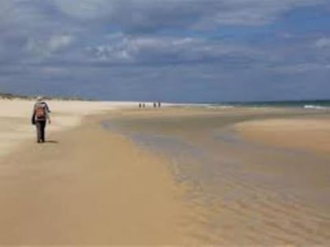 People, Natural landscape, Beach, Sea view