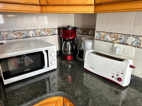 Kitchen or kitchenette, minibar, toaster